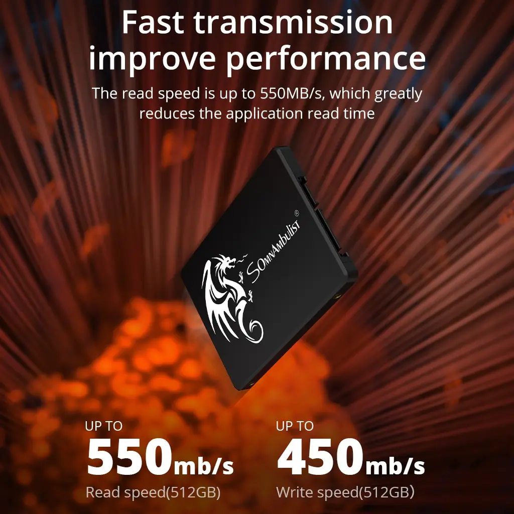 Внутренний SSD SomnAmbulist 2.5" SATA3 64ГБ - 2ТБ