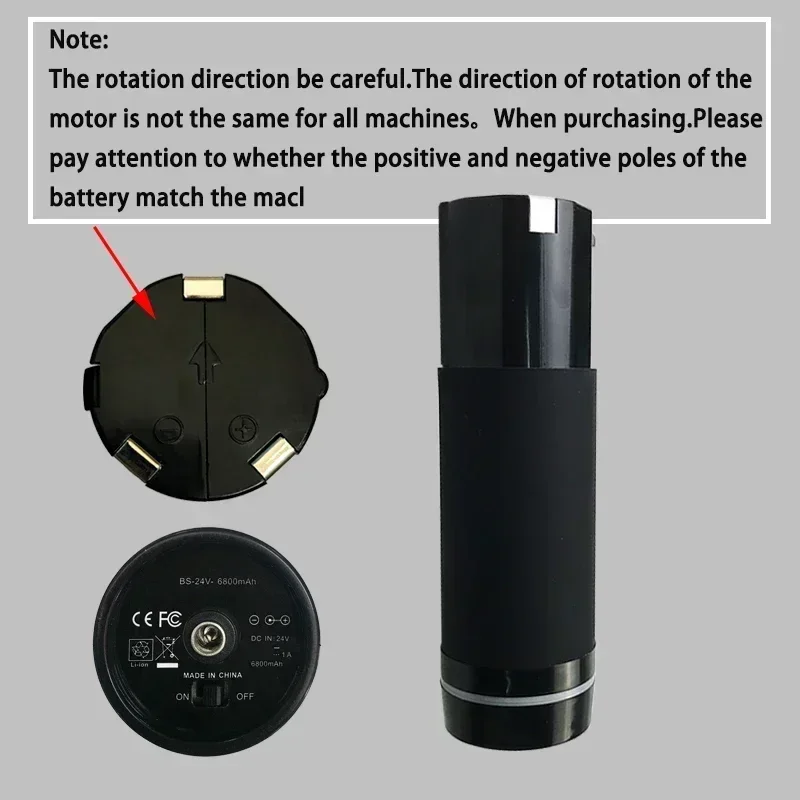24V 2500mAH/4800mAH/6800mAH Lithium Ion Battery Suitable for Massage Guns/Fascia Guns Fascia Accessories Part
