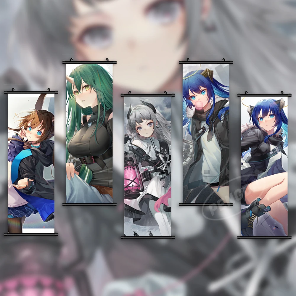 

Canvas Mural Arknights Pictures Irene Painting Hoshiguma Print Wall Art Game Poster Mostima Hanging Scrolls Home Room Decoration