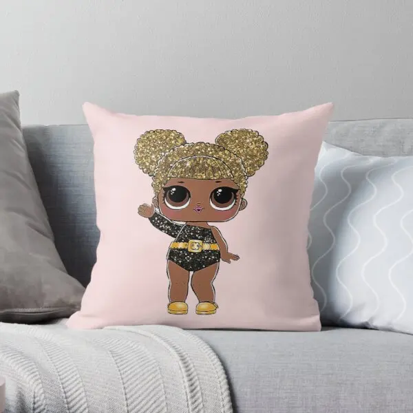 

Birthday Girl L O L Printing Throw Pillow Cover Fashion Waist Office Throw Wedding Soft Cushion Anime Bed Pillows not include