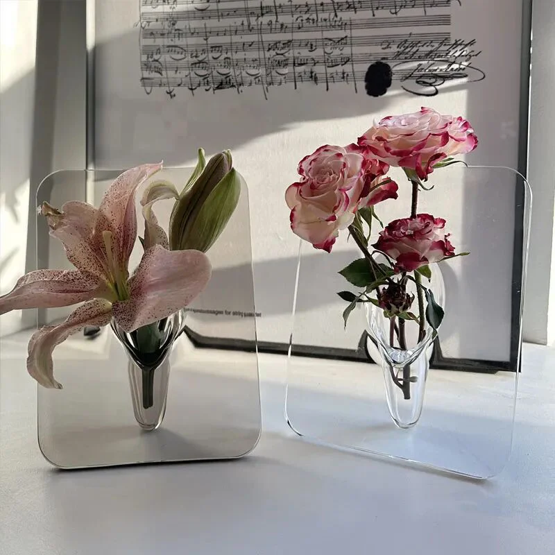 

Nordic ins creative art frame vase hydroponic flower arrangement acrylic high-end office and homestay decoration