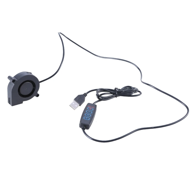 50x50x15 мм USB-вентилятор 5 В 5015 Бесщеточный охлаждающий вентилятор с регулируемой