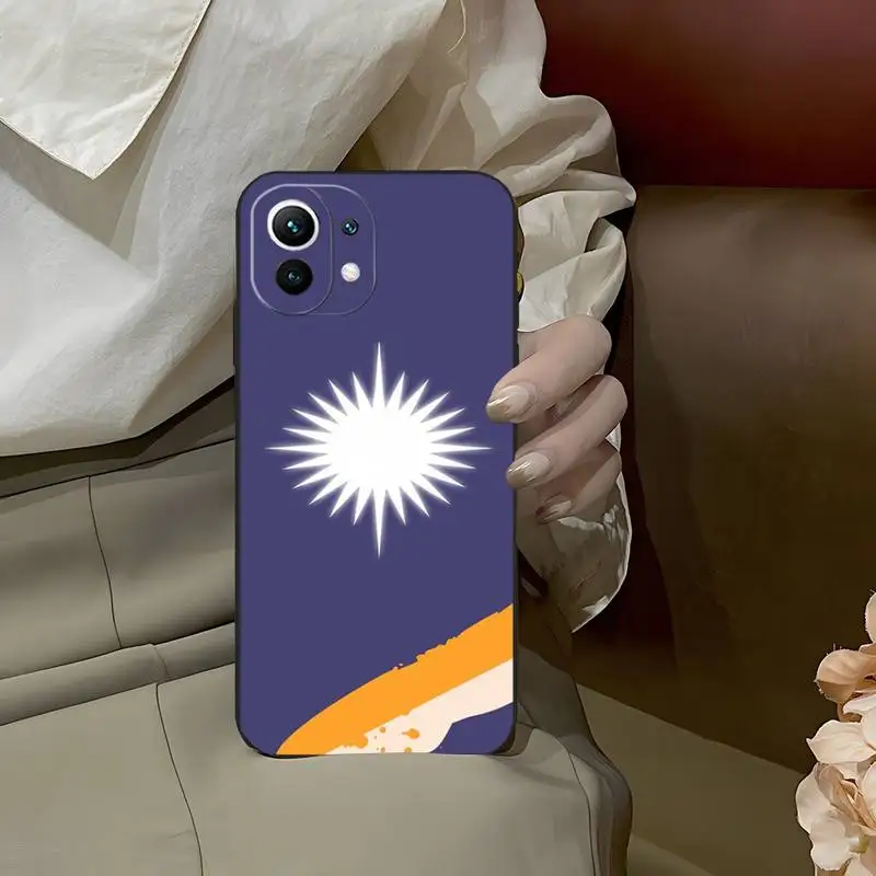 Чехол для телефона с флагом острова Маршалла Xiaomi Redmi Note 11 11Pro 11ePro 10 10Pro 9 8 6 Pro 10T 9A 8T 7A