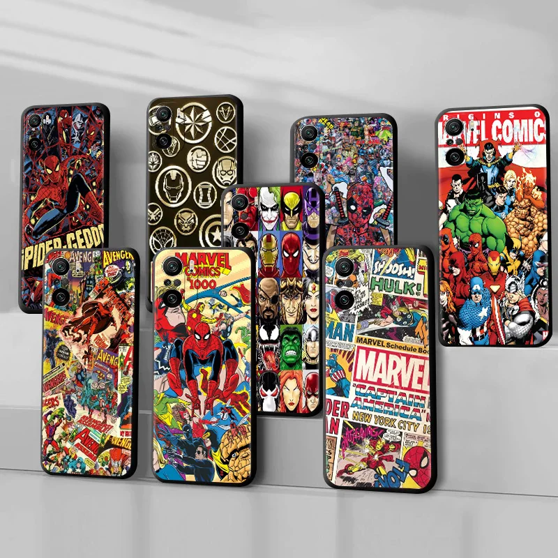

Waterproof Case for Xiaomi Redmi Note 11 5G 10 8 Pro 9S 9 9C 9A SmartPhone Cover K40 8T 10C 7 Celular Bag Marvel MCU Super Hero