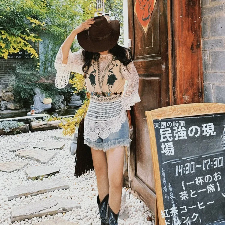 Синьцзян путешествия экзотический этнический Sle ретро цветочная вышивка