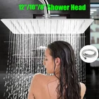 Ультратонкая ручная насадка для душа из нержавеющей стали, 12108 дюйма