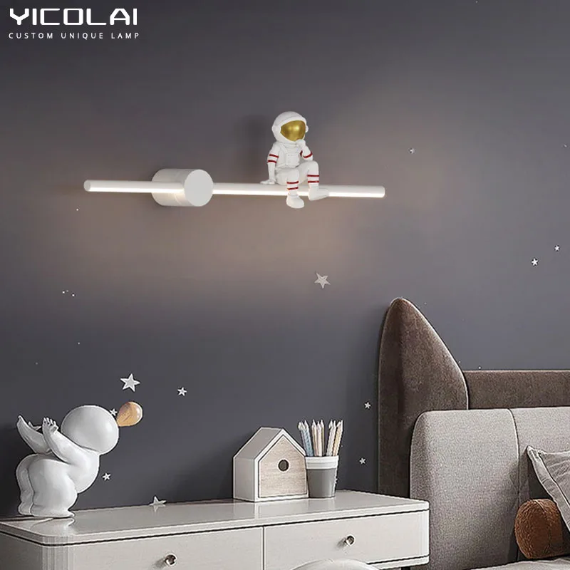 

Long Simple Ultra-thin LED Wall Lamp For Bedroom Living Dinning Study Children's Room Home Loft Sofa Surface Background Fixtures