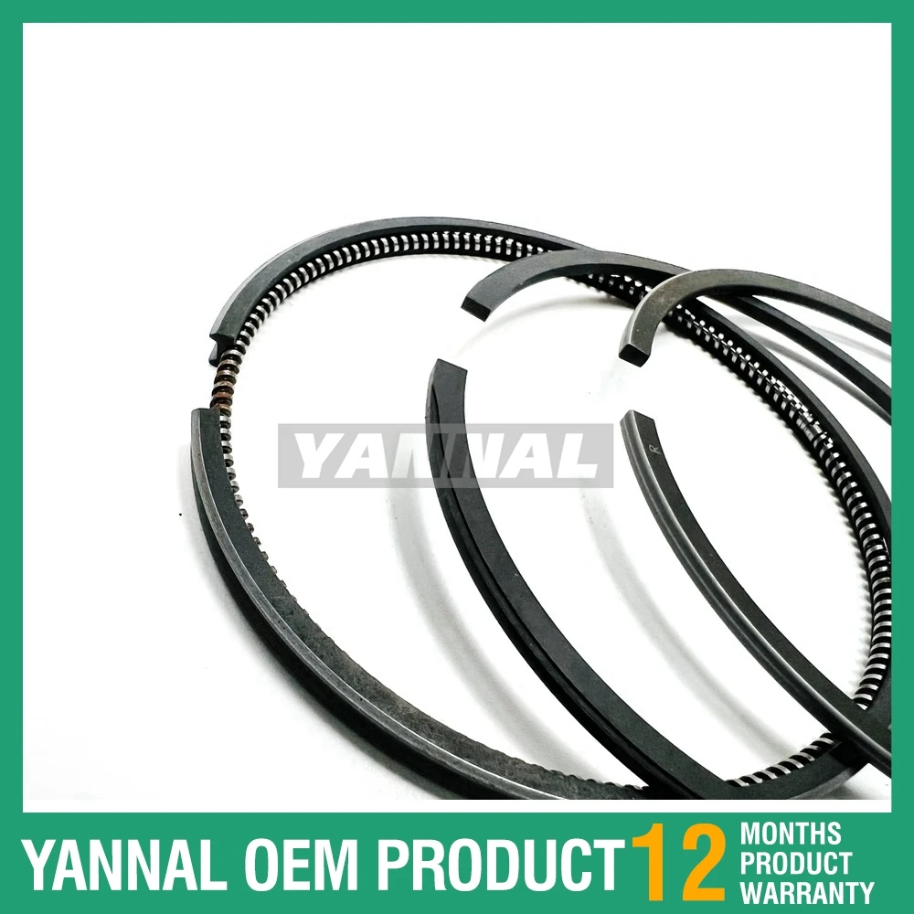 

High Quality For Kubota Bobcat Piston Ring Set STD 87mm V2203 V2403 IDI