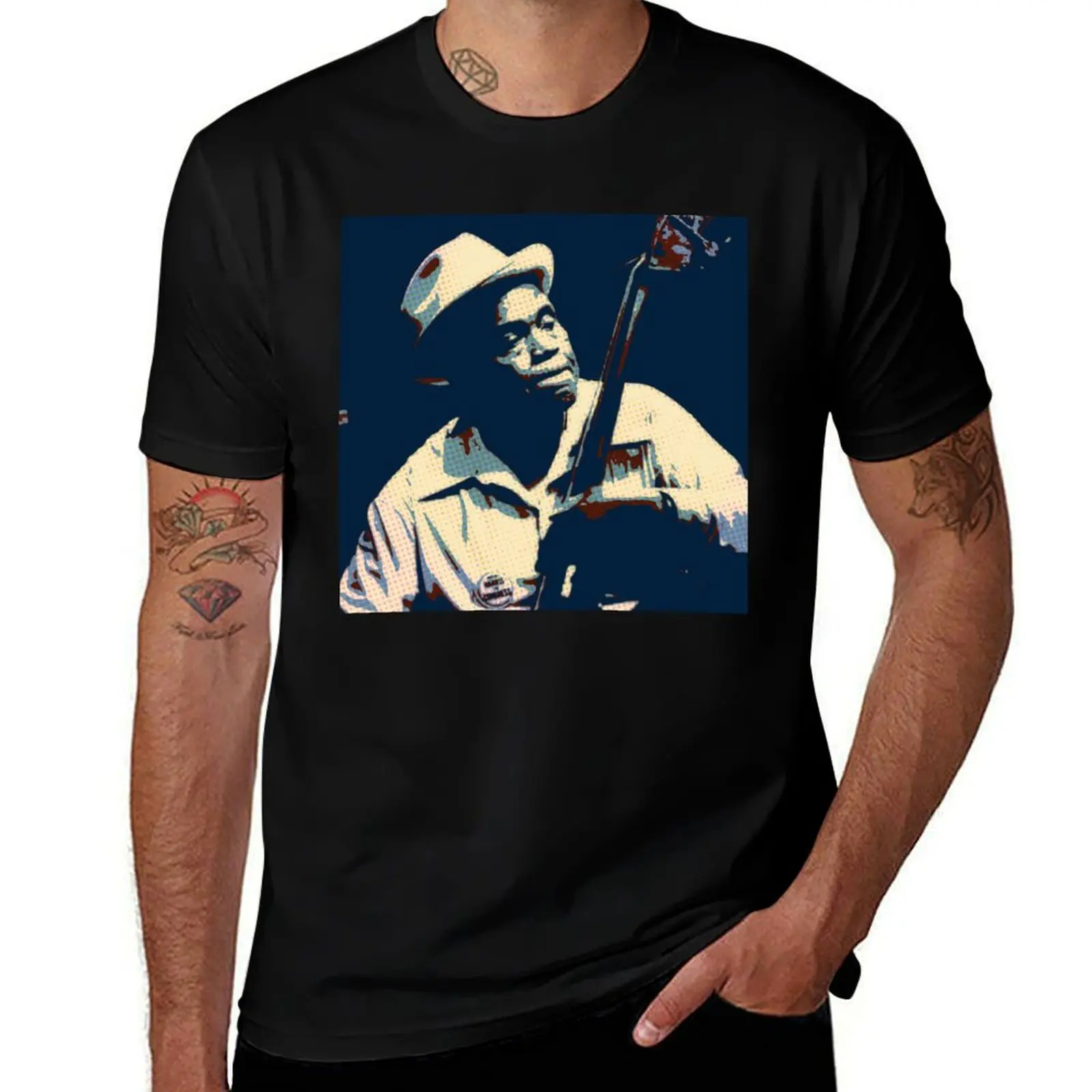Фото Футболка Willie Dixon, мужские хлопковые забавные мужские футболки для мужчин, мужские футболки с принтом, футболка №1