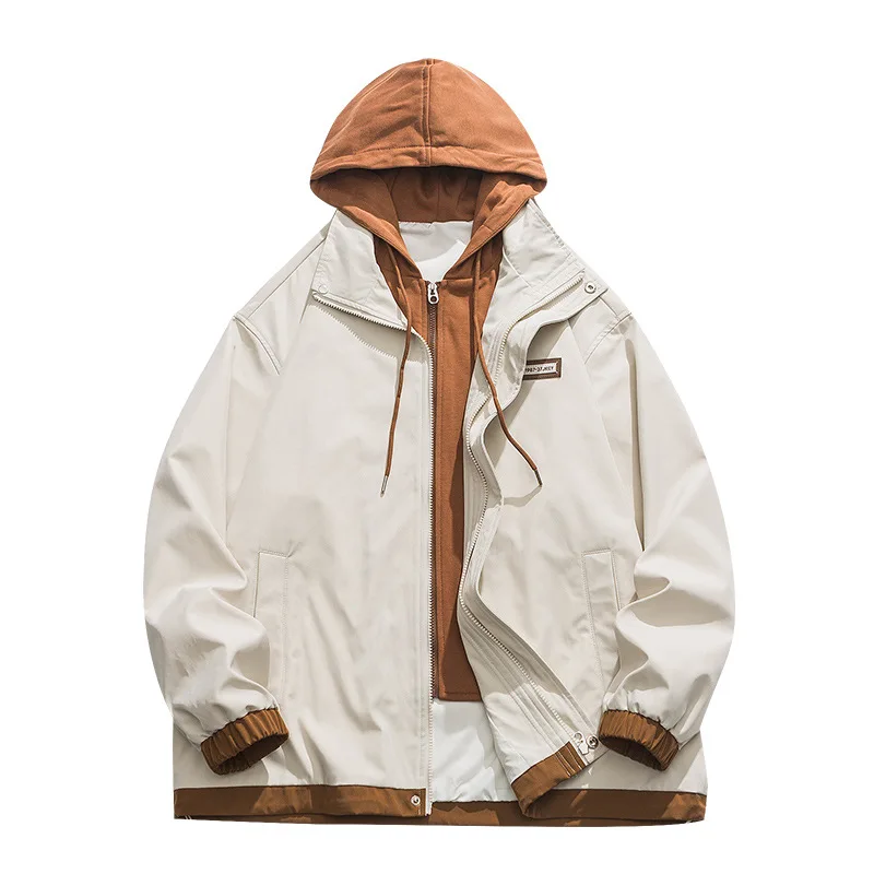 

Spring New Men's Jacket Hooded Jacket Casual Baseball Suit A1 (Couple)