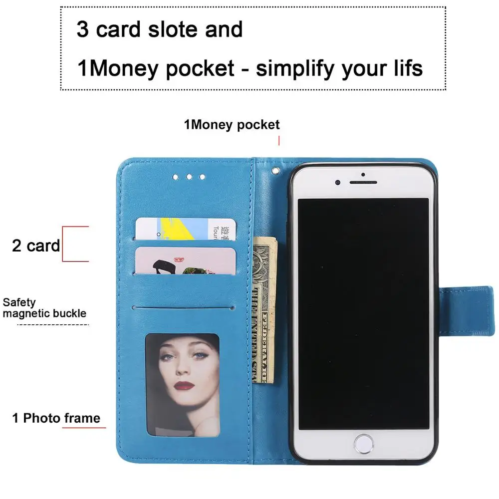 S8 S9 Plus S10E S20 FE Leather Flip Case For Samsung Galaxy S21 Ultra S3 S4 S5 Mini S6 S7 Edge Holder Wallet Cover Phone Coque