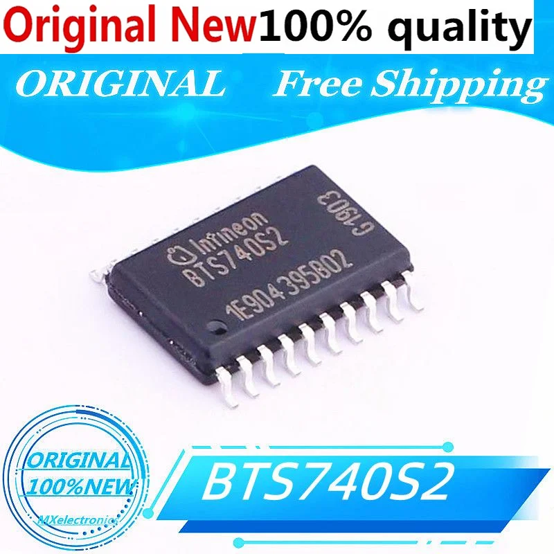 5 шт./партия, новый 740 740 740s2 Sop-20 S2 Sop20 Hi, боковой переключатель, 2 канала, оригинальный чипсет Ic