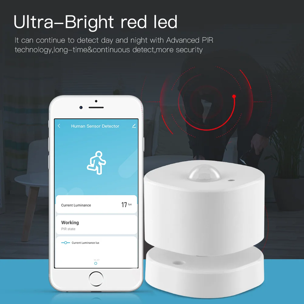 Датчик движения ZigBee PIR датчик человека детектор интеллектуальная жизнь Tuya