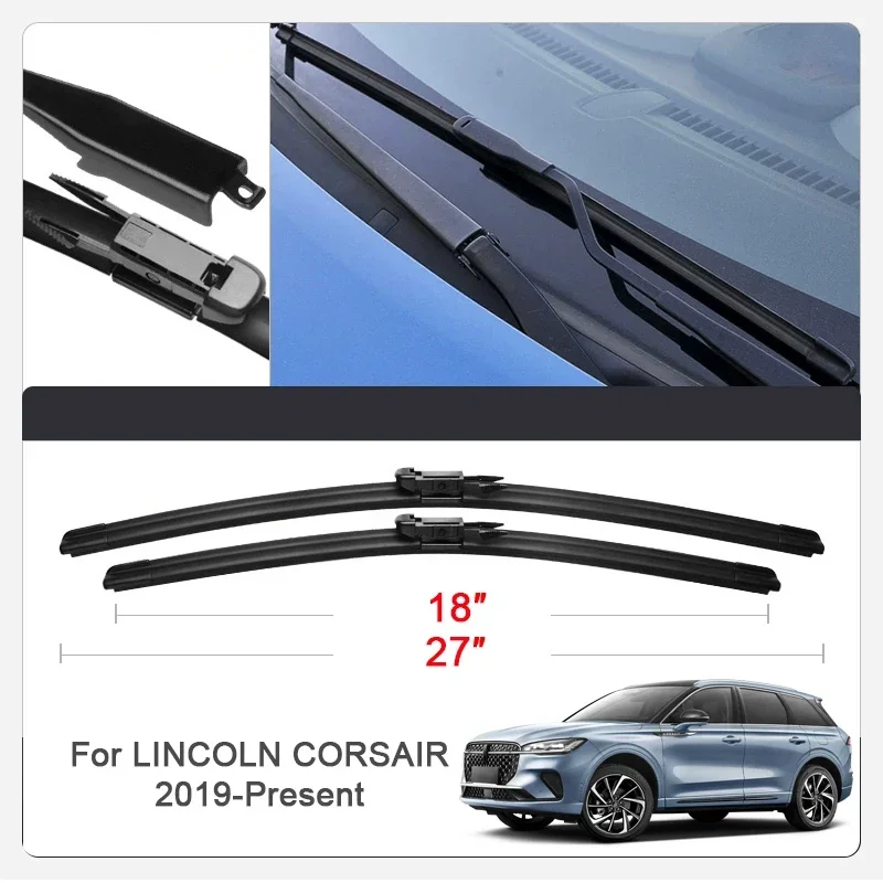 

Для LINCOLN CONTINENTAL CORSAIR MKC MKS MKX MKZ NAUTILUS NAVIGATOR 2 шт. автомобильное лезвие лобового стекла резиновый дворник автоочиститель аксессуар