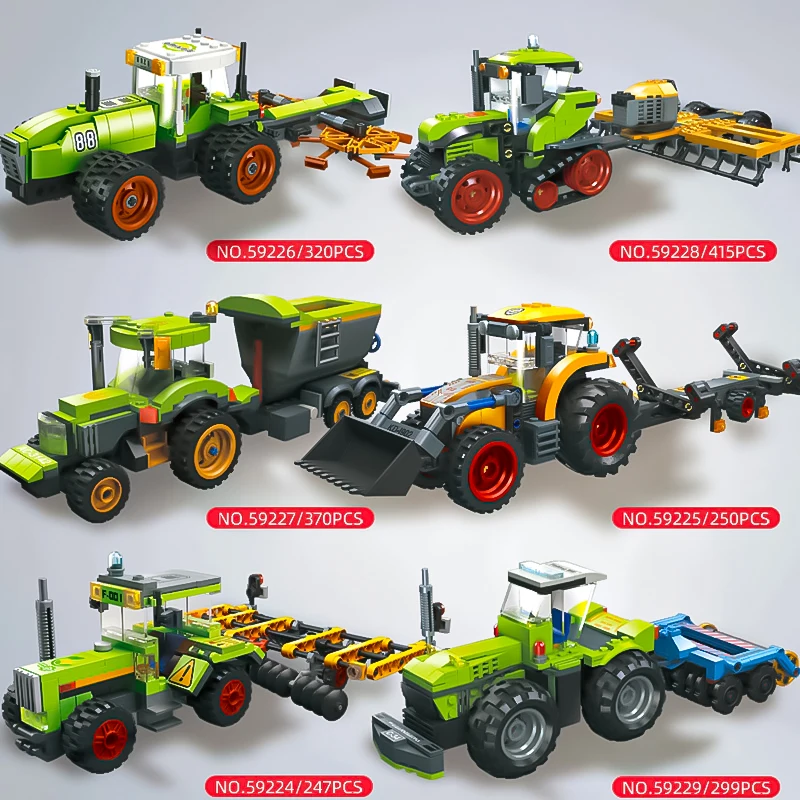 Культиватор детский комбинированный для сборки фуража модель-головоломка в