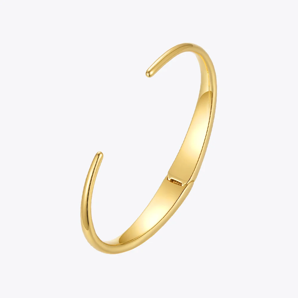 

ENFASHION Goth Horn Bracelet For Women Gold Color Simple Bangles 2021 Fashion Jewelry Birthday Gift Pulseras Mujer B212242