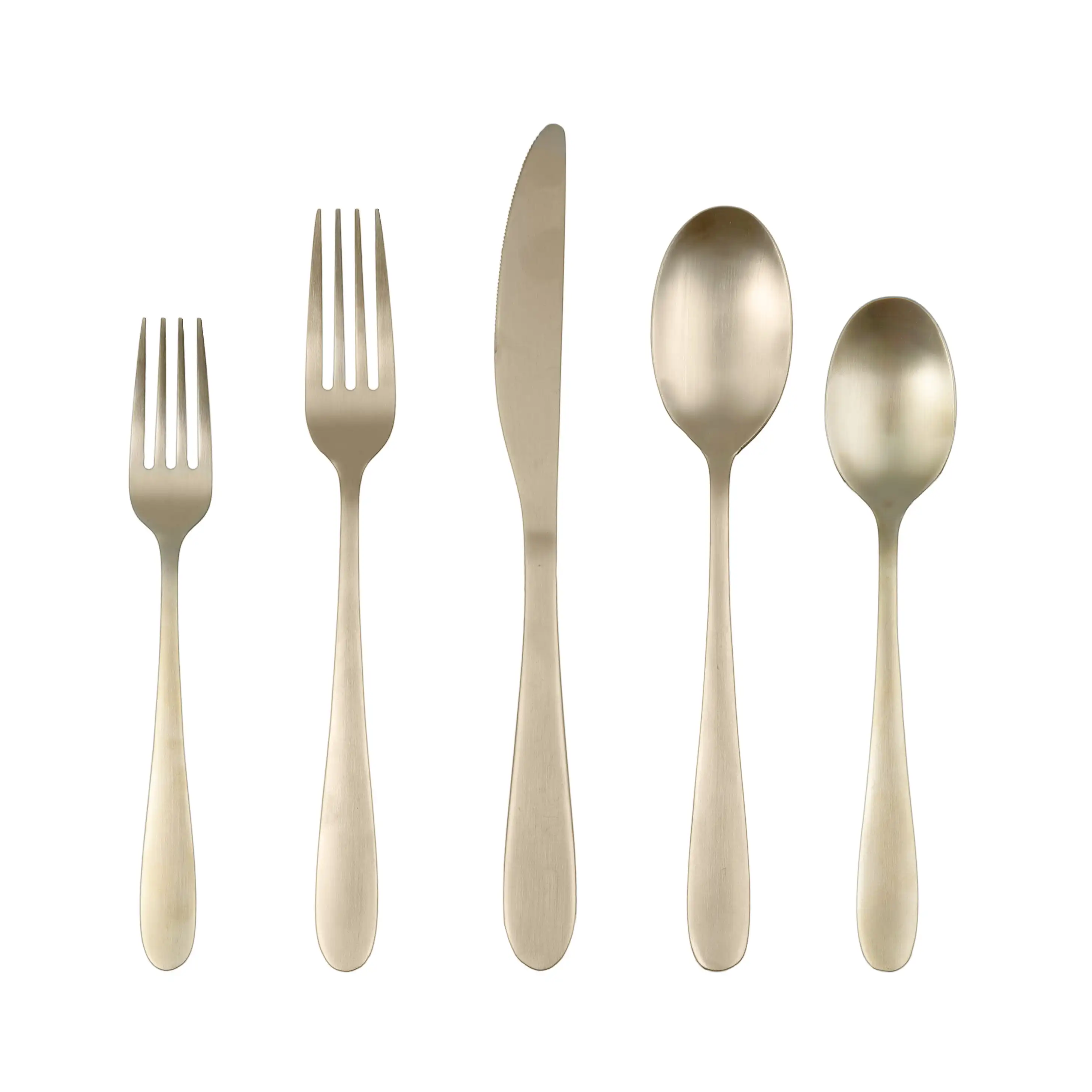 

Byram Champagne Satin 20-Piece Flatware Set, Service for 4