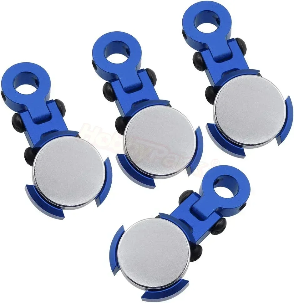 

4 шт., алюминиевые магнитные невидимые крепления HobbyPark для радиоуправляемого автомобиля 1/10 (темно-синий)