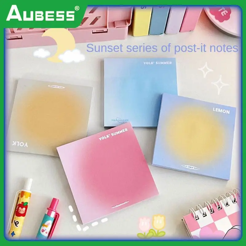 

Cute Note Good Adhesion Thickened New Message Board Student Stationery Accessories Ins Style 1pc Memo Pads