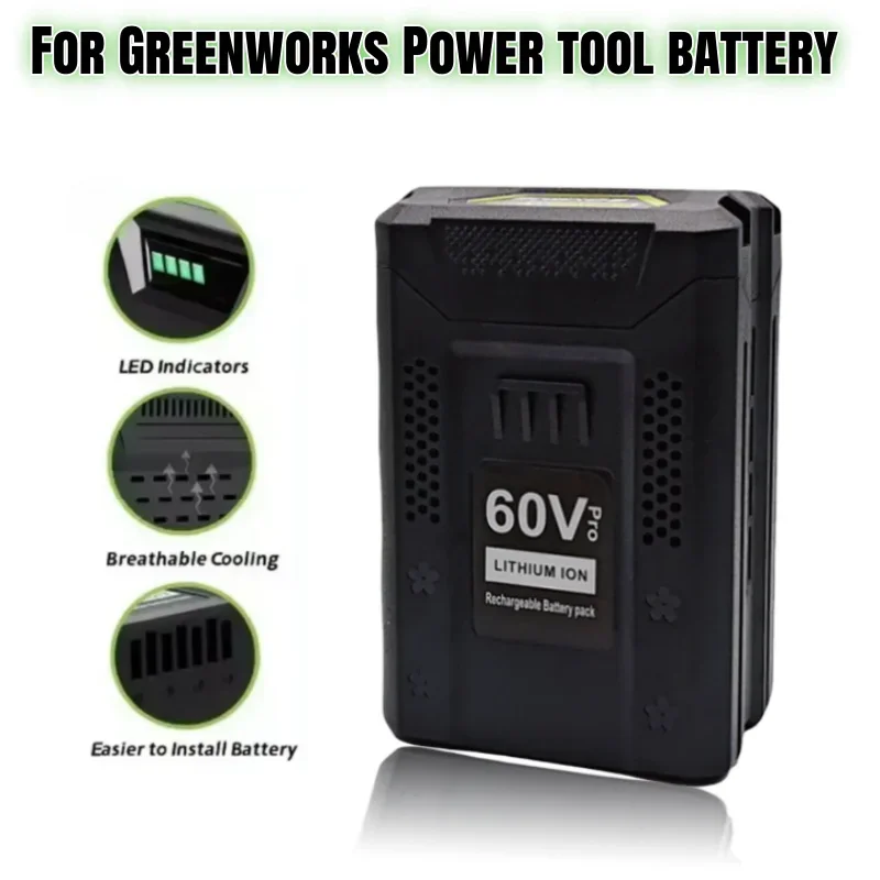Фото 8000 мАч для Greenworks 24 В 40 В 60 В 80 В 82 В BLF442 CSC404 CSF401/405 82CS27 82CS34 82BH22 82BD250 аккумулятор для электроинструмента №2
