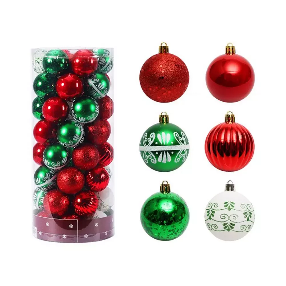 

Shatterproof Christmas Decorations Christmas Tree Ball Pendants Christmas Ball Ornaments for Wedding Party Festival Holiday