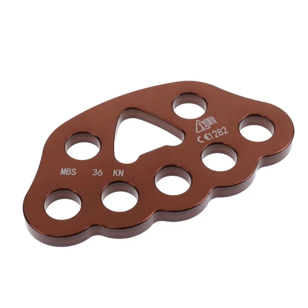 

Rock Climbing Rigging Plate 36KN Equipment Hauling Hardware Accessories