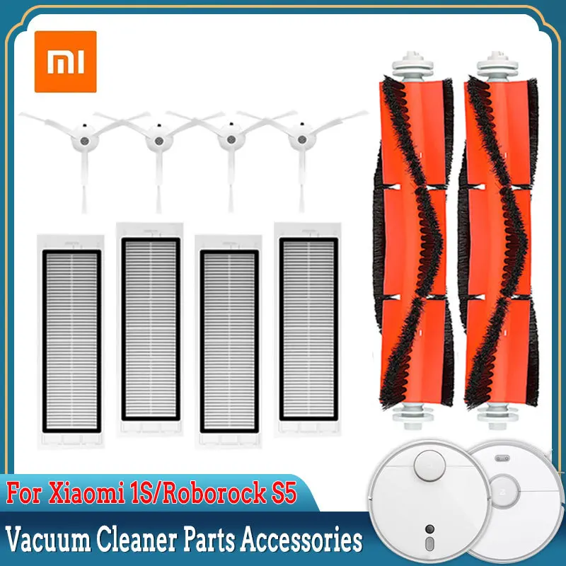 Запчасти для робота-пылесоса Xiaomi Mijia 1 s Roborock S5 E5 S51 S55 S50 Max Mi фильтр НЕРА основная и