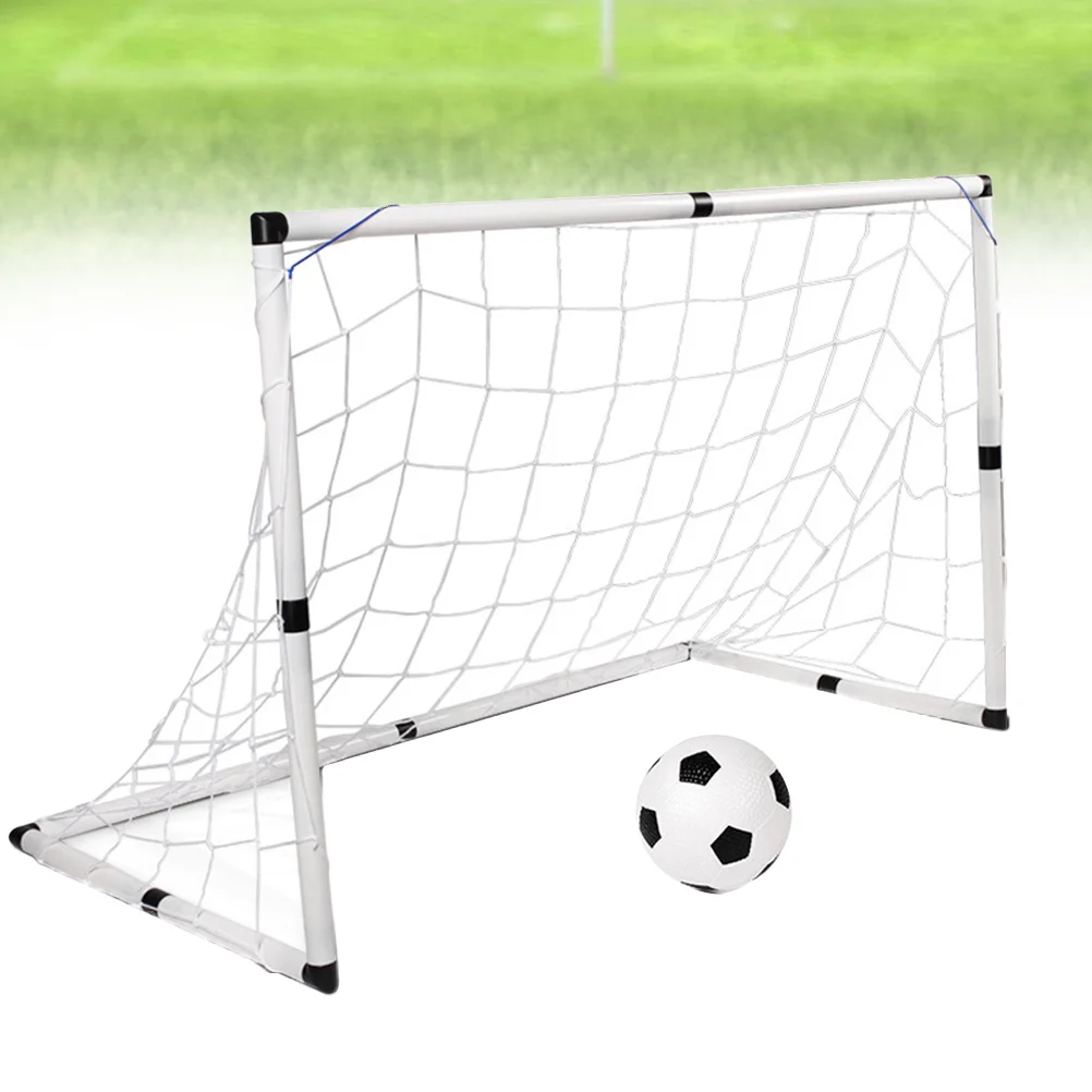 DIY Soccer Goal Net Kid Training Toy Post Mini Toys Kids Door Football Kits Equipment Set