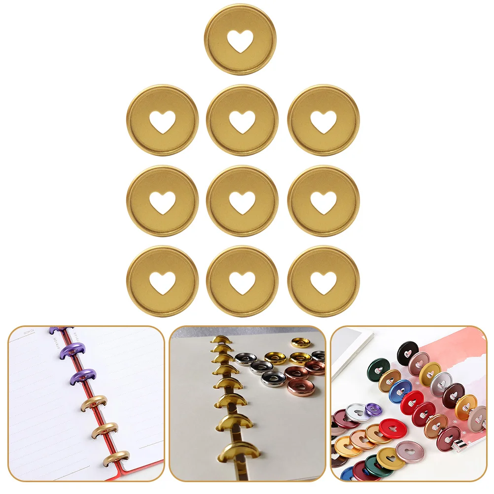 

10 Pcs Binder Discbound Ring Loose Leaf Notebook Binding Expansion Disc Plastic Mini Discs Binding Ring Discs Mechanic Tool