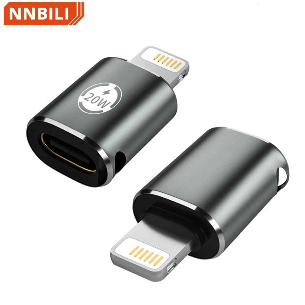 Адаптер OTG USB Type-C на Lightning, 20 Вт