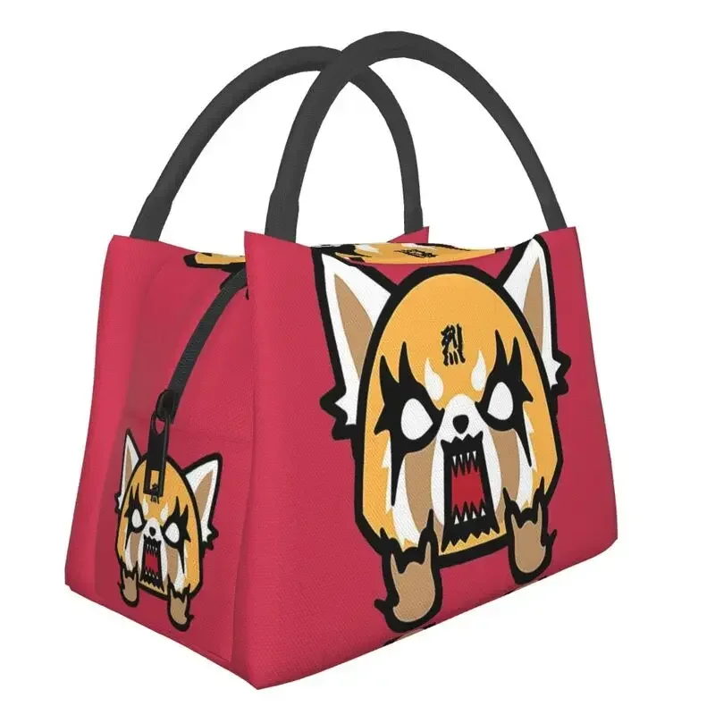 Термоизолированная сумка для обеда Aggretsuko с аниме мангой Женский агрессивный