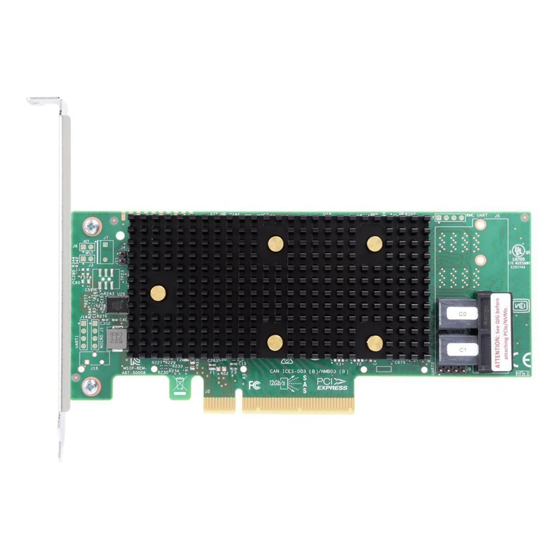Для Broadcom MegaRAID LSI 9440-8I RAID 0/1/10/5 SAS/SATA/NVMe PCIe 3.1 x8 12 Гбит/с RAID-карта SAS3408 100% тестирование