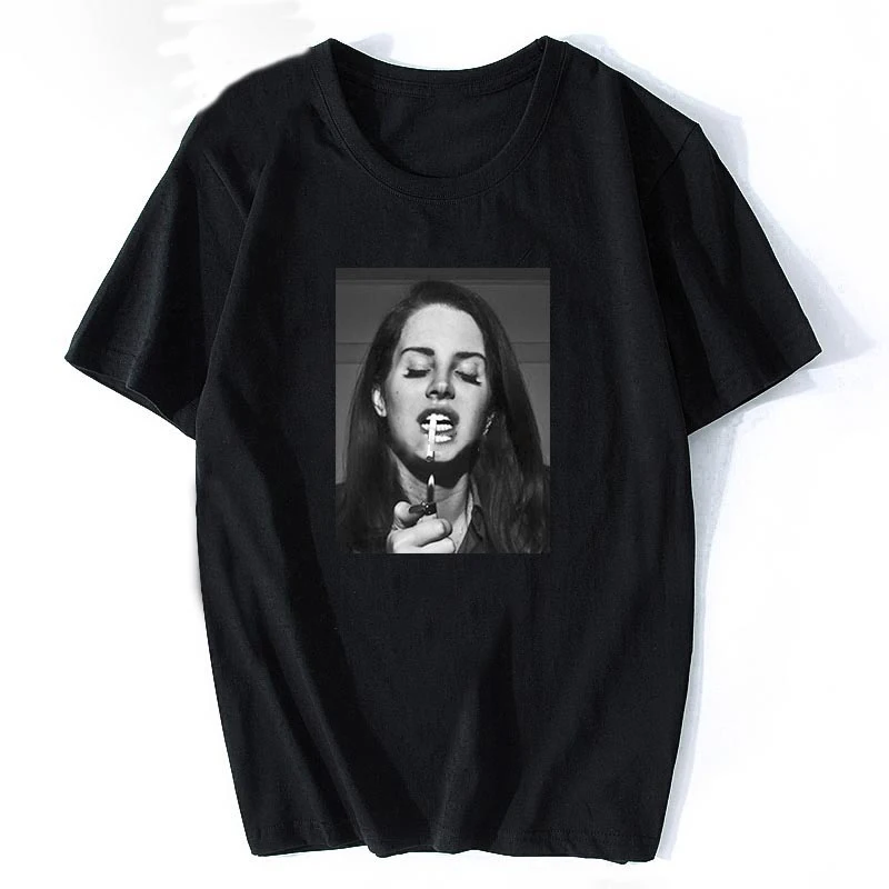 

Summer Men Women Fashion Cotton T-shirt Lana Del Rey T Shirt Kids Hip leisure Top Boys Girls Tee Shirt Rock Rap Camisetas Hombre