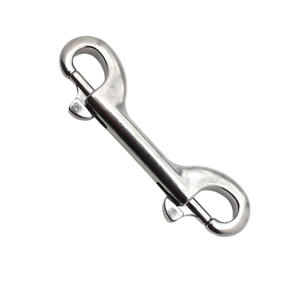 

Защелкивающаяся пряжка с двойным концом, зажимы из нержавеющей стали для дайвинга, маленькие высокопрочные запасные части, поводок для дом...