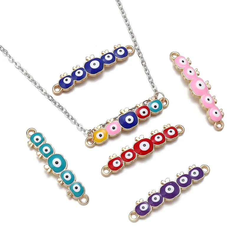 10 шт. сплав Капельное масло соединение глаз Пряжка бабочка цветок треугольник