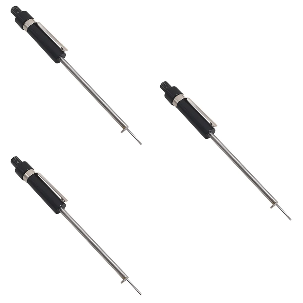 

3 Pc Tool Brake Pad Scale Automotive Tools Tire Gauge Iron Thickness Measurement
