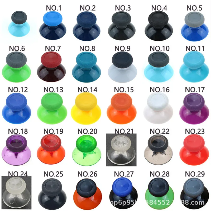 

For Xbox ONE, Xbox ONE S Slim X, Series S X Rubberized Colorful Analog Thumbstick Cover Case Joystick Thumb Sticks Caps 10pcs