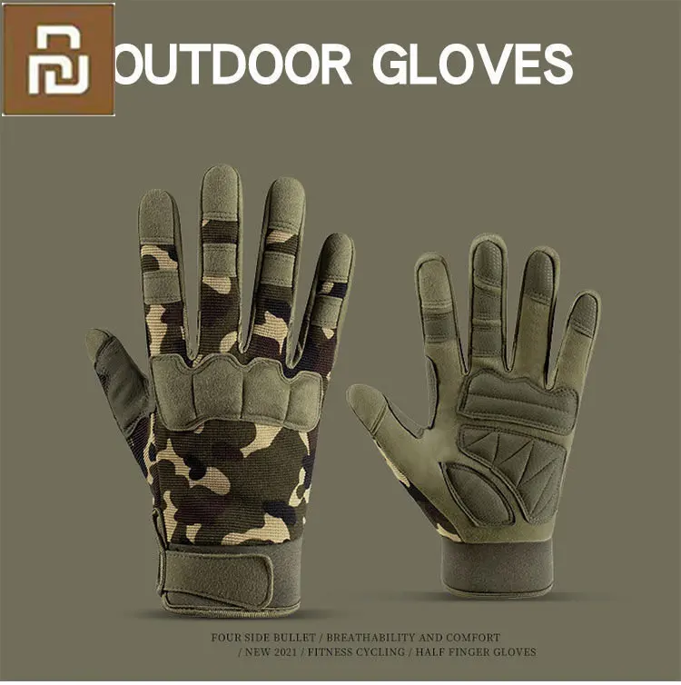 Xiaomi Mijia Outdoor Tactical Gloves Military Training Army Sports Climbing Shooting Hunting Bicycle All Finger Non Slip Gloves