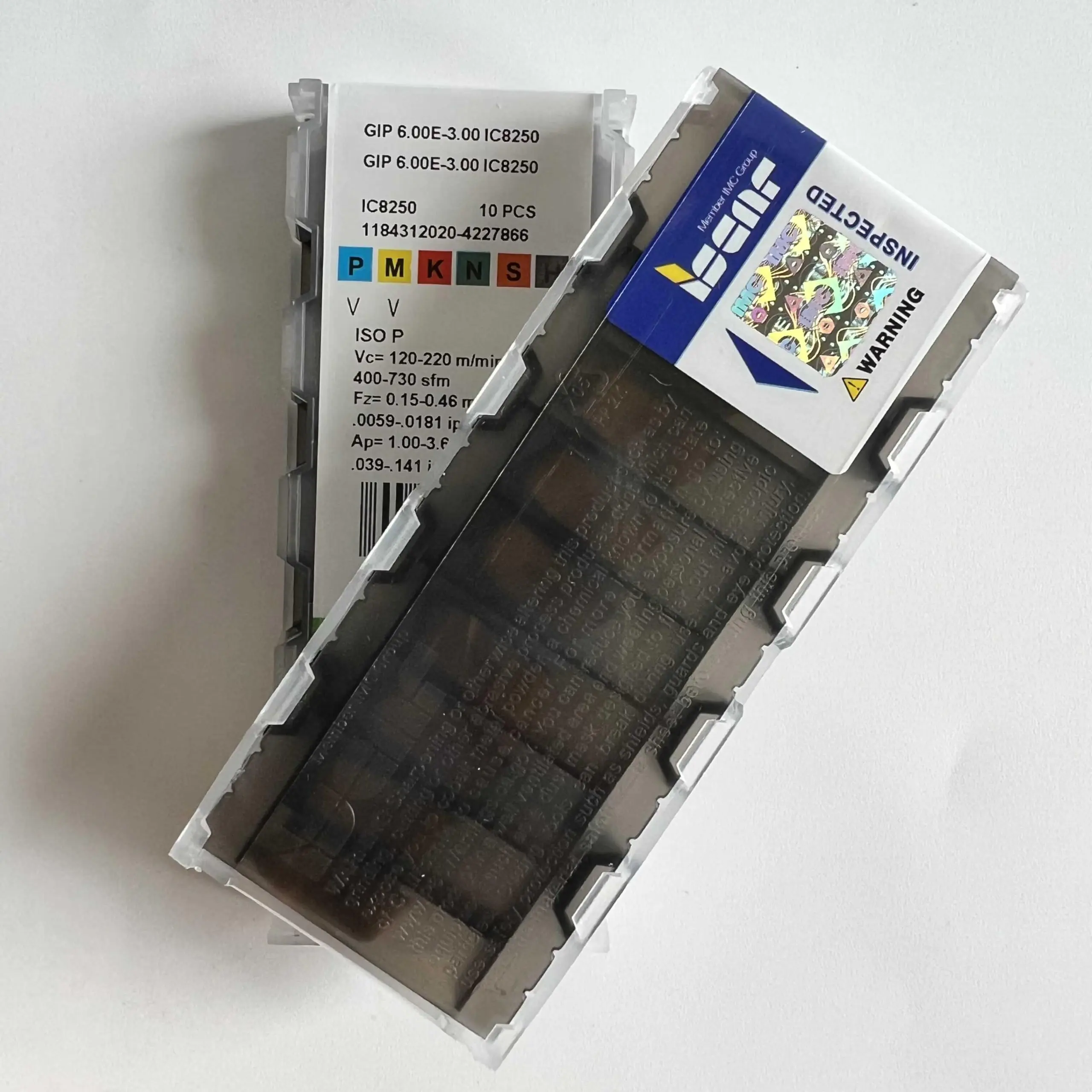 Оригинальное лезвие GIP6.00E-3.00 IC8250/твердосплавное с ЧПУ 10 шт.