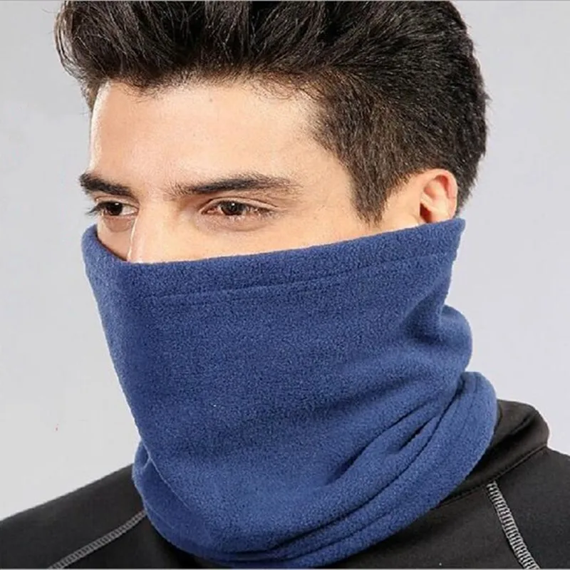 

New Polar Reusable Fleece Tube Hiking Scarf Warm Ear Neck Gaiter Face Mouth Mask Headband Winter Thermal Outdoor Sport Bandana