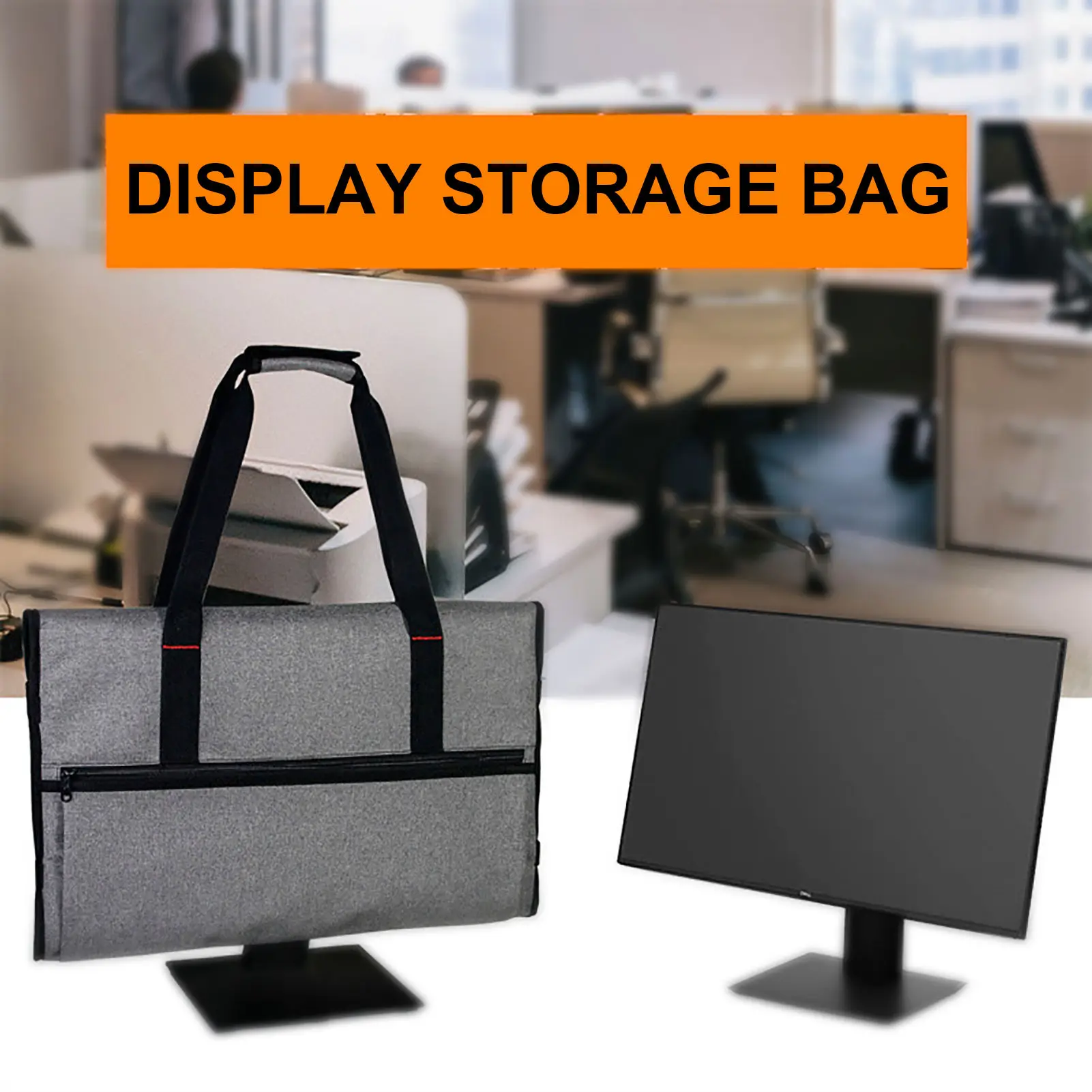 

Monitor Carrying Case Protective Monitor Carrying Case Computer Carrying Bag With Multiple Pockets For 20-24in Monitors Screens