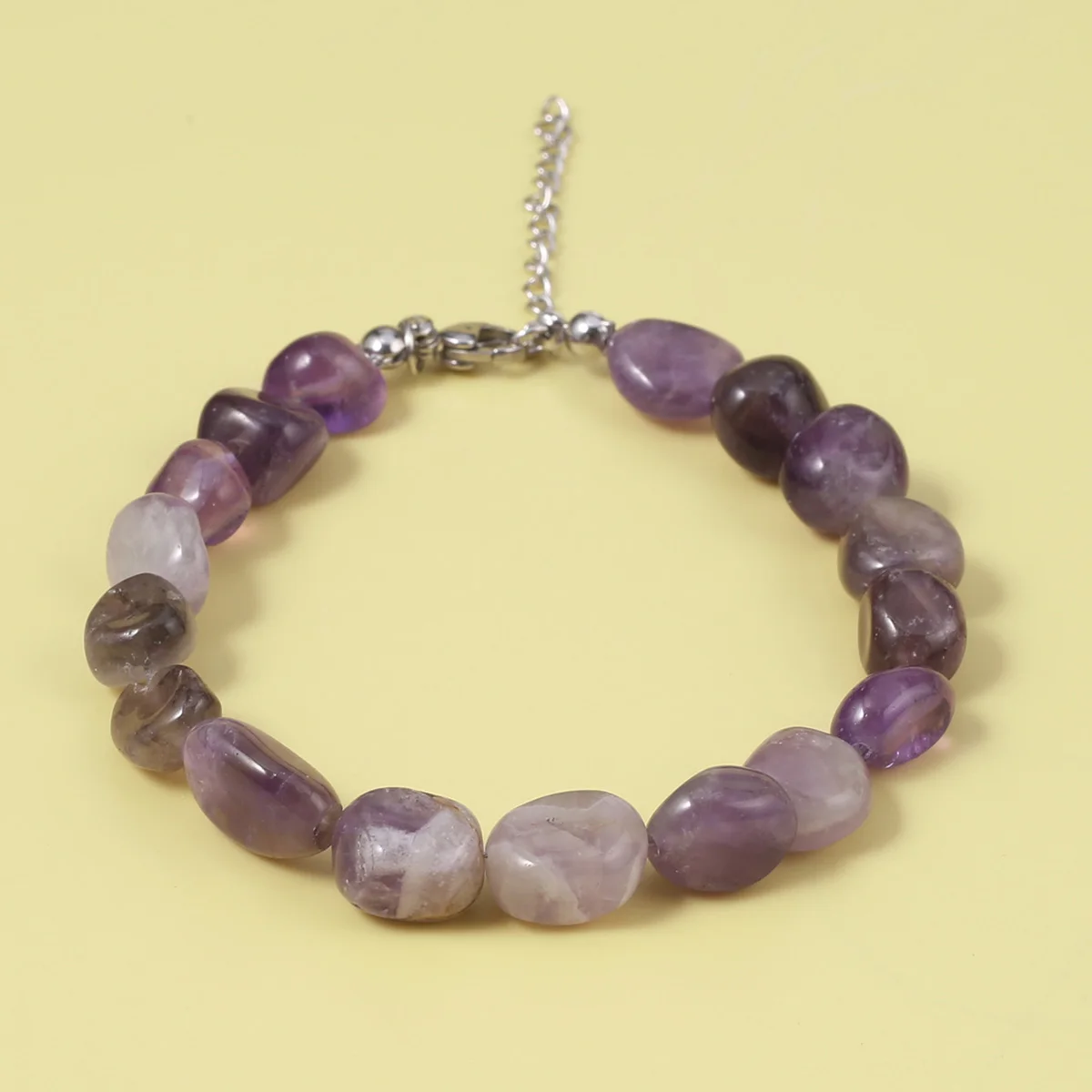 

24 Kinds Natural Stone Fluorite Beads Bracelet Cube Polished Amazonite for Women Female Handmade Bracelet Jewelry Gifts