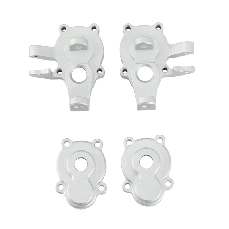 

FBIL-Metal Front Portal Drive Housing Cover Steering Knuckles For Absima CR3.4 Sherpa CR1.8 Yucatan 1/8 1/10 RC Crawler Car