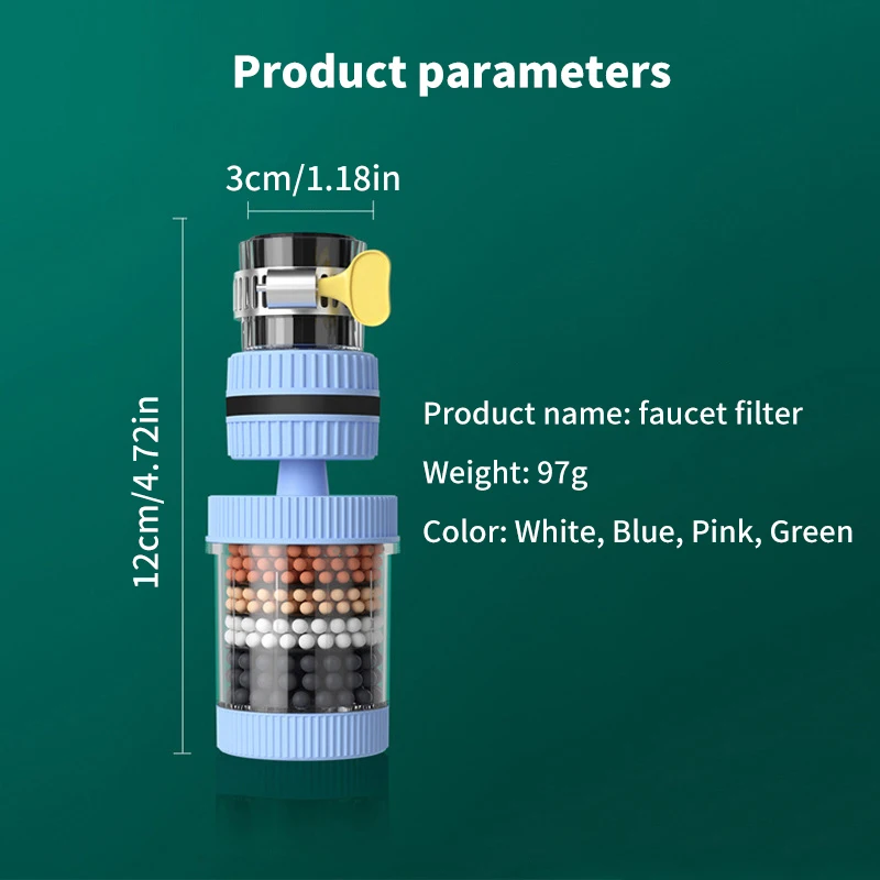 360 ° Вращающийся 6-слойный Очиститель Водопроводного Крана Универсальный Аэратор