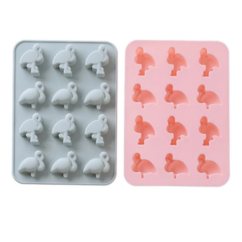 

12 Holes Cute Cartoon 3D Shape Non-Stick Silicone Tray Pudding Mold DIY Baking Cake Mousse Ice-creams Chocolate Tool