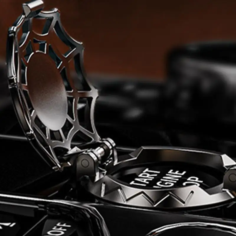 Чехол для запуска автомобиля Паутина чехлы автомобильных кнопок клейкая крышка