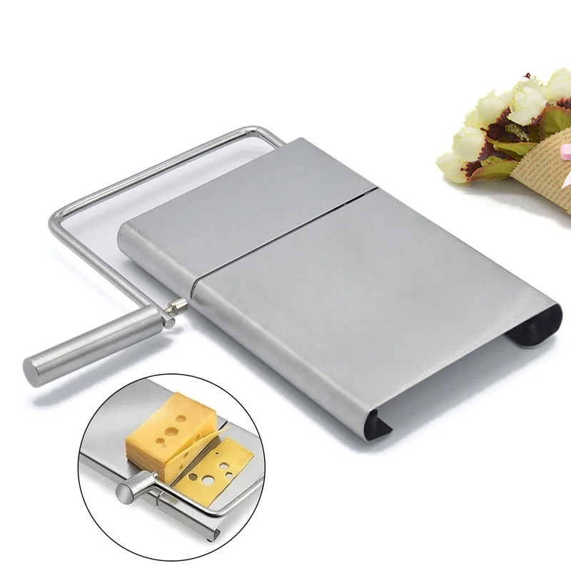 

Yh Stainless Steel Cheese Cutter Food Slicer Multifunctional Vegetable Cutting Ham Cutter Camembert Divider Chopper Kitchen