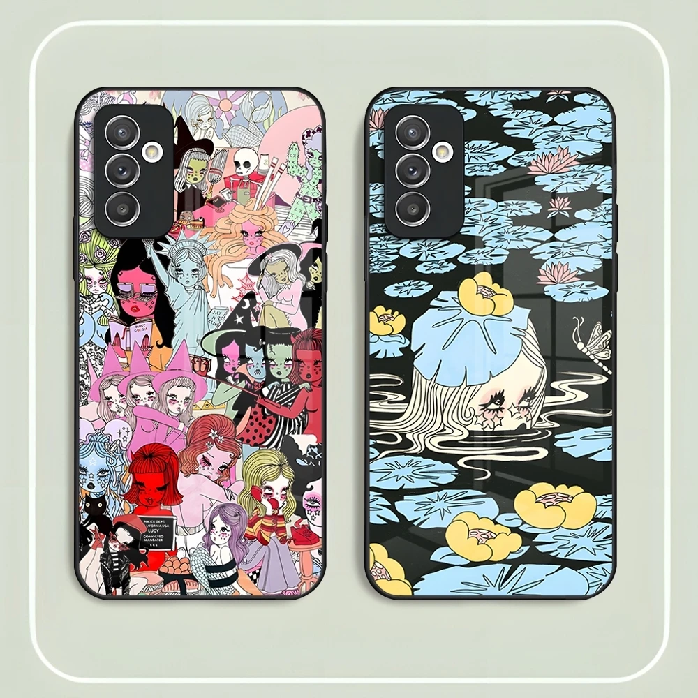 Чехол Valfre для телефона с художественными принтами Samsung S24 Ultra S23 S22 S20 Fe S21 Plus Galaxy A54 A34