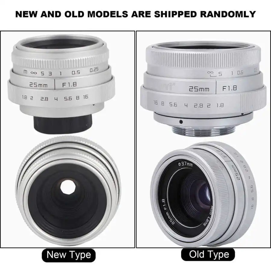 NEWYI 25 мм F1.8 Mini CCTV C Mount широкоугольный оптический объектив для Canon Nikon Sony Fuji