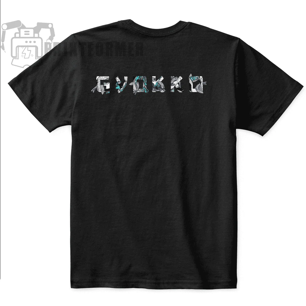 Футболка Gyokko Demon Slayer Kimetsu No Yaiba Anime Manga Черная рубашка всех размеров